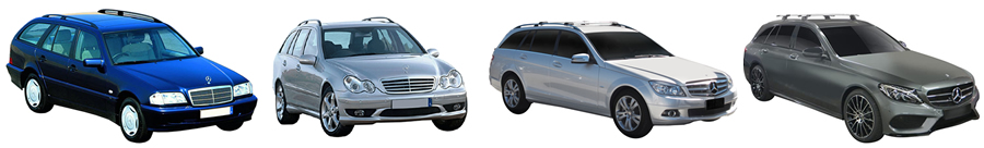 Roof Racks Mercedes C-Class wagon vehicle image